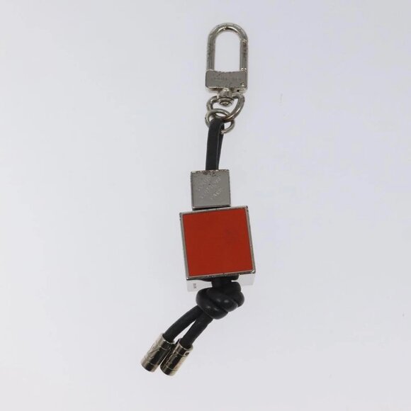 LOUIS VUITTON Porte Cles Tricube Charm metal Silver M67140 LV Auth bs23713 - Picture 2 of 10